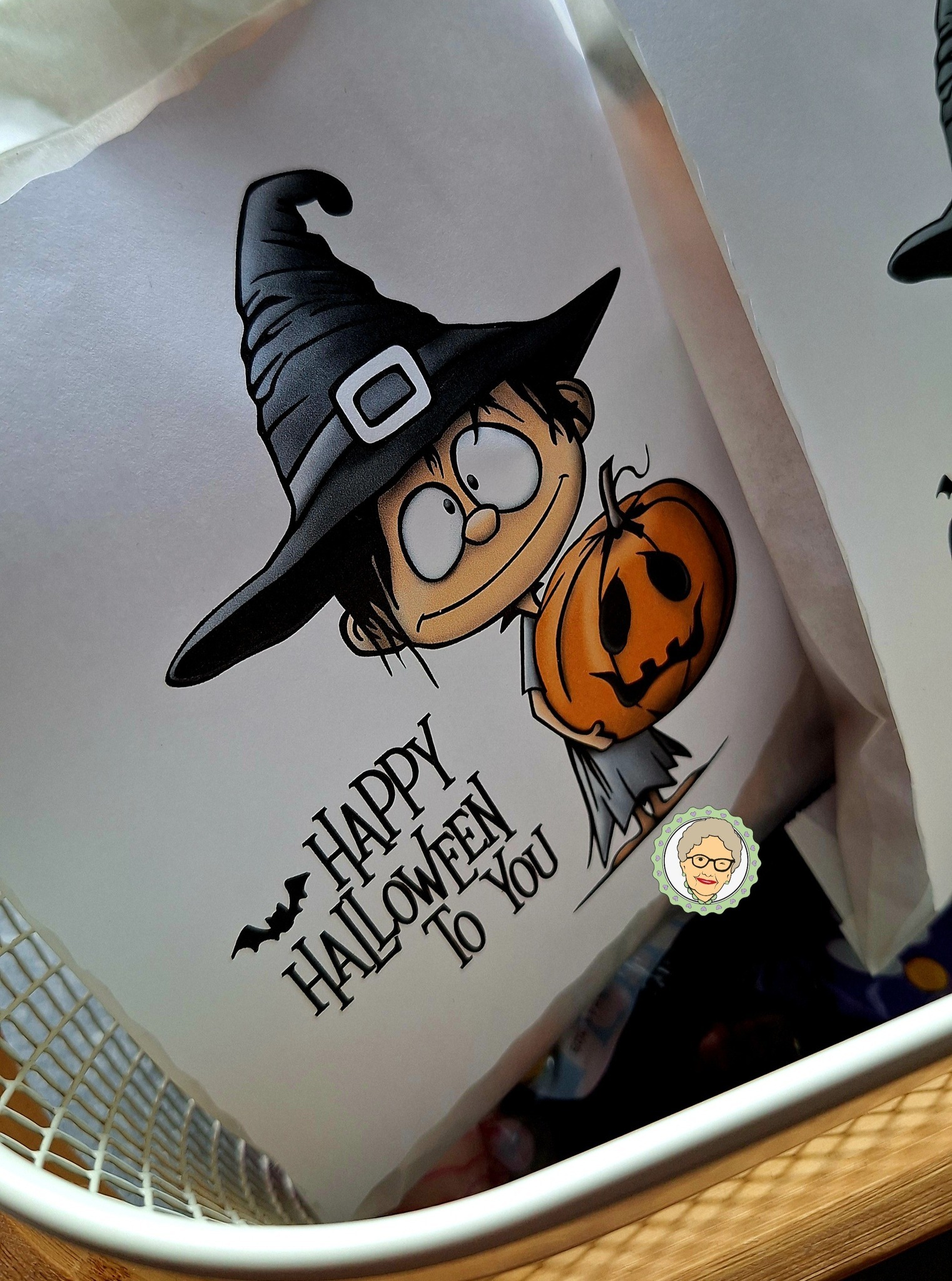 Plotterdatei & Digistamp Hexe Kürbis – Bild 5