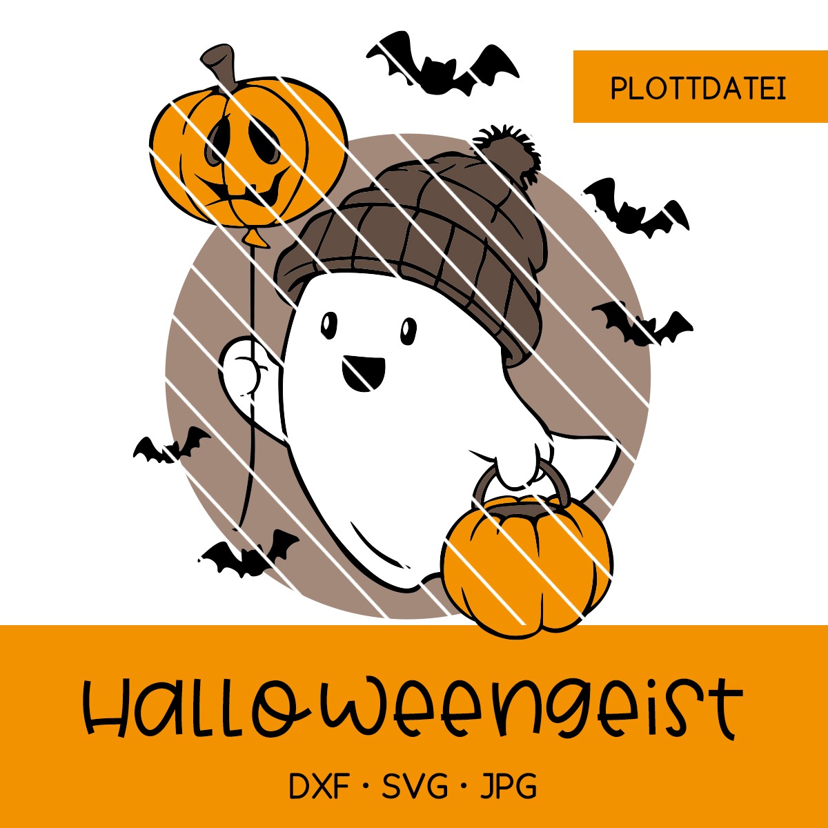 Plotterdatei Halloweengeist