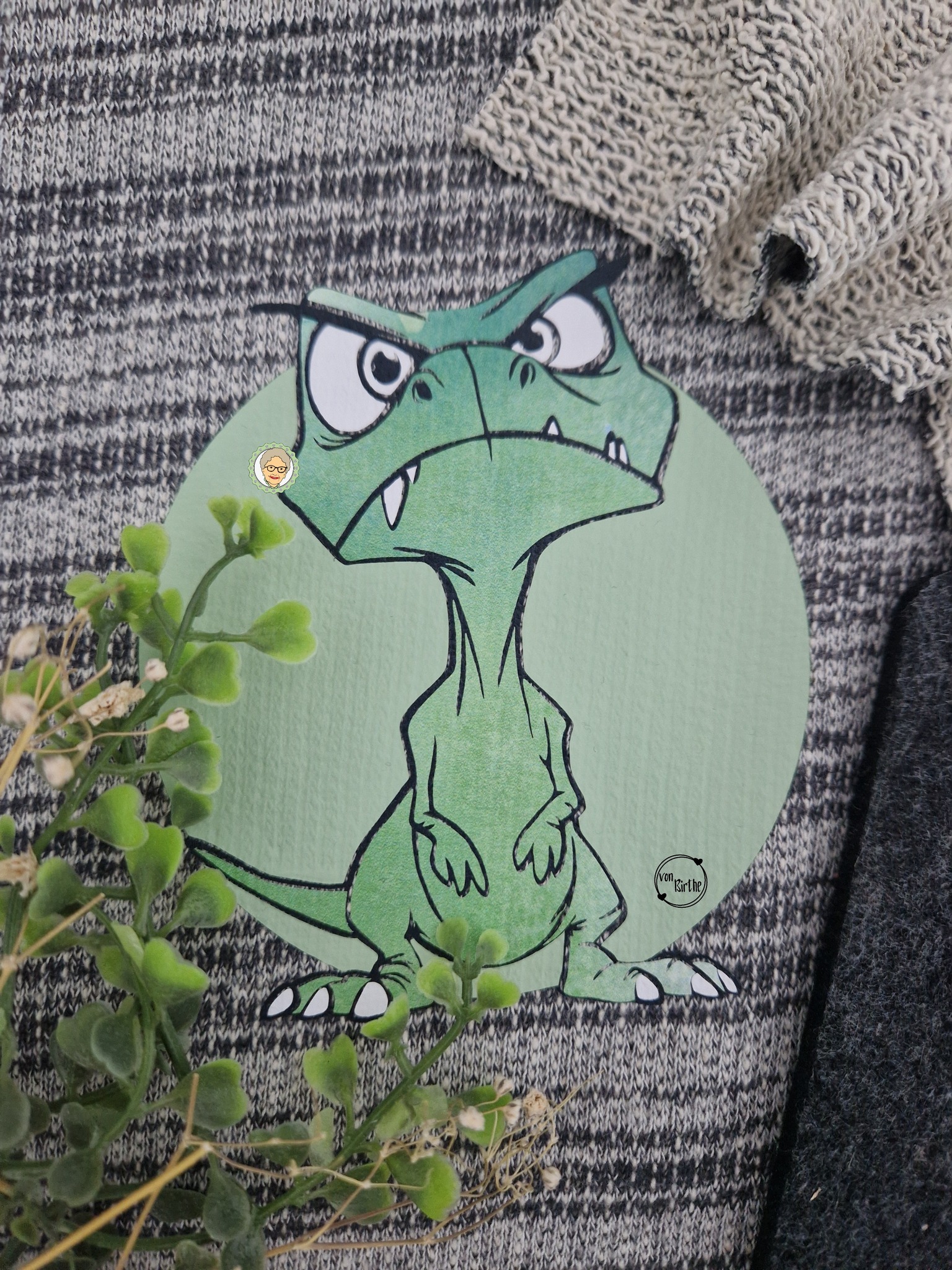 Plotterdatei & Digistamp Dino Grumpysaurus – Bild 2