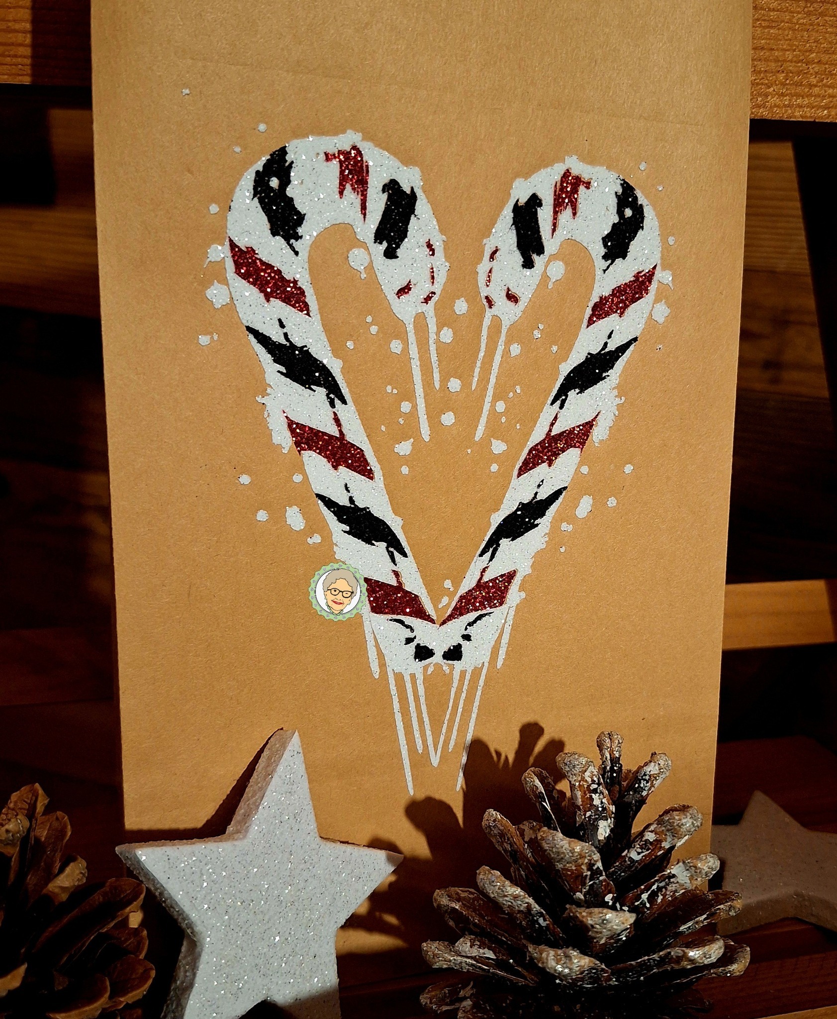 Plotterdatei Grunchy Christmas Zuckerstange – Bild 5