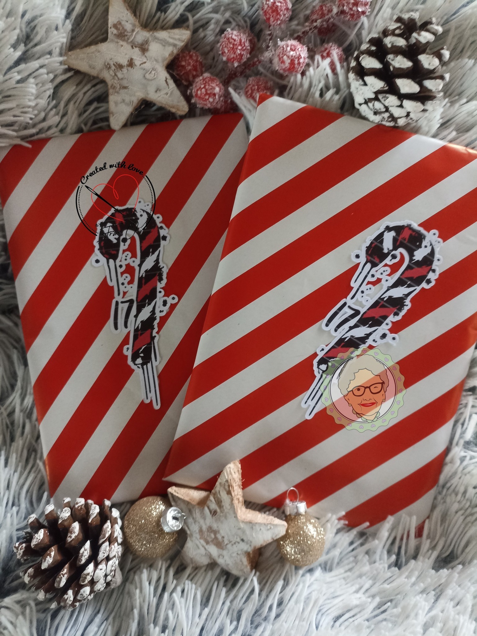 Plotterdatei Grunchy Christmas Zuckerstange – Bild 3