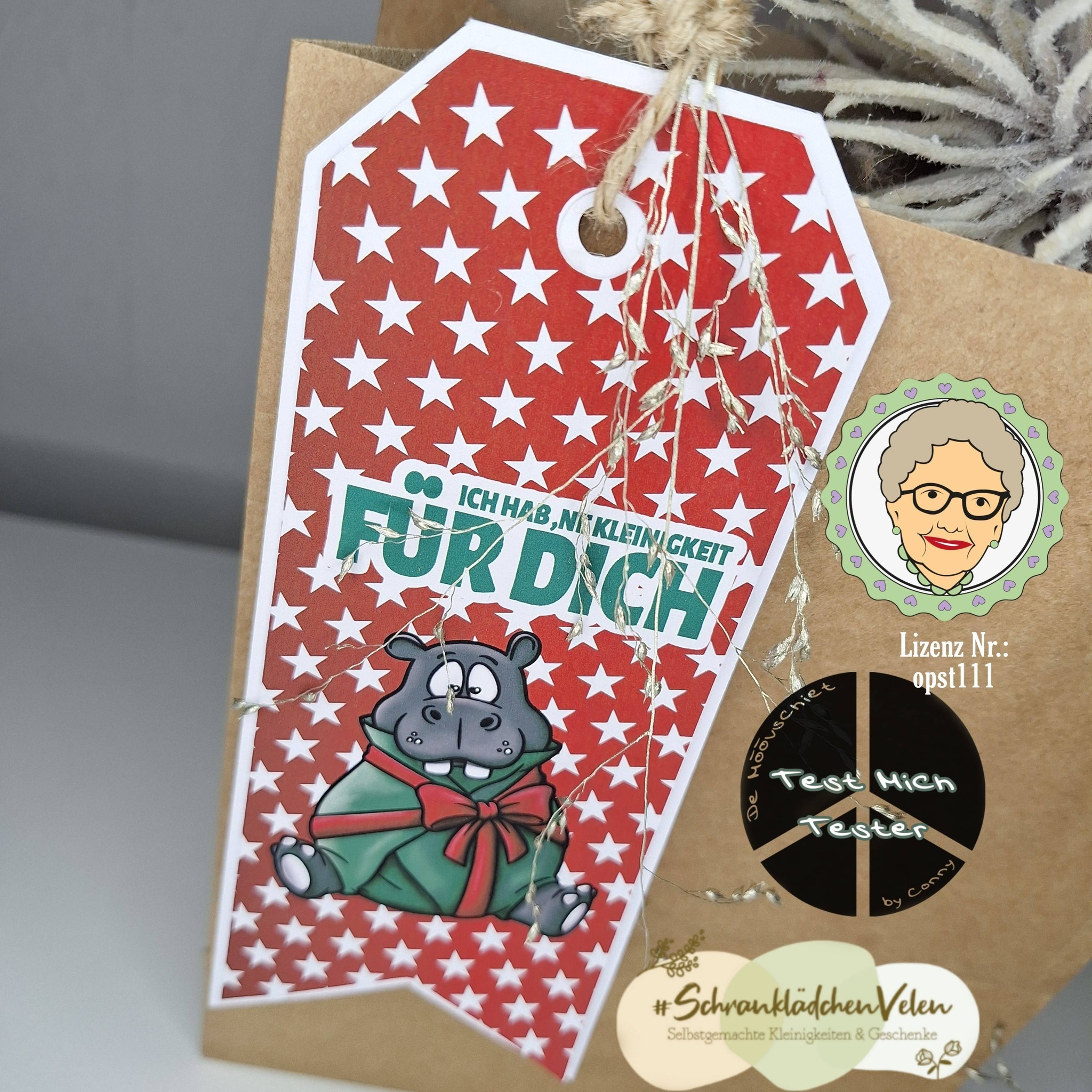 Plotterdatei & Digistamp Nilpferd Ernst Valentinstag – Bild 4