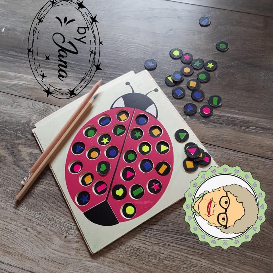 Plotterdatei Lernkäfer - flexibles Lernspiel für Kindergarten, Vorschule, Erstklässler