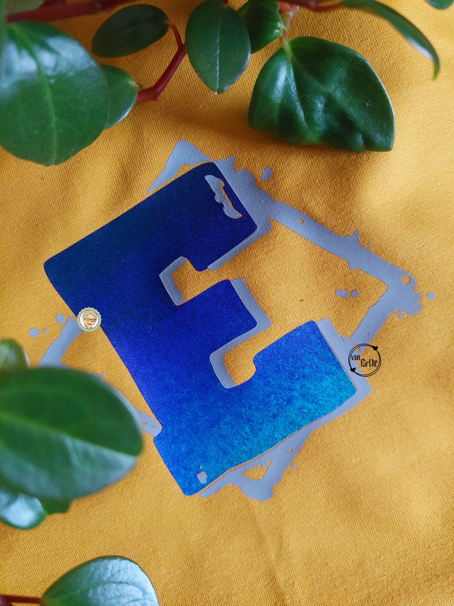 Flexfolie DIN A4 Farbverlauf Blau - POLI-FLEX® Designs by Oma Plott