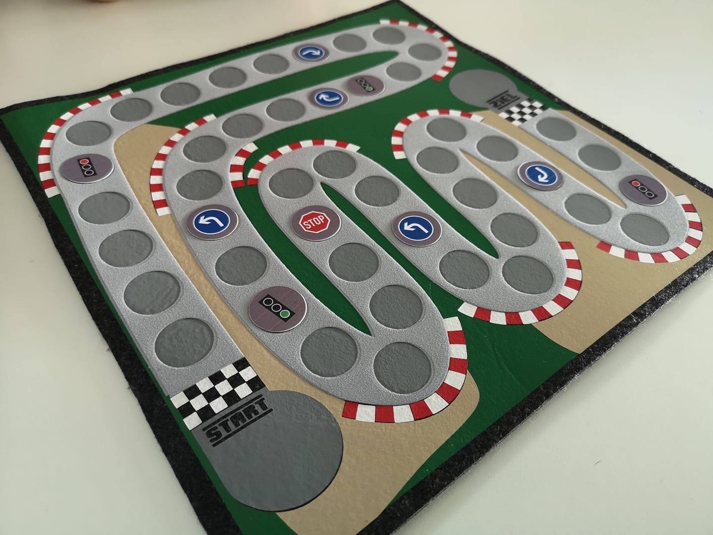 Plotterdatei Lernrennen - flexibles Lernspiel