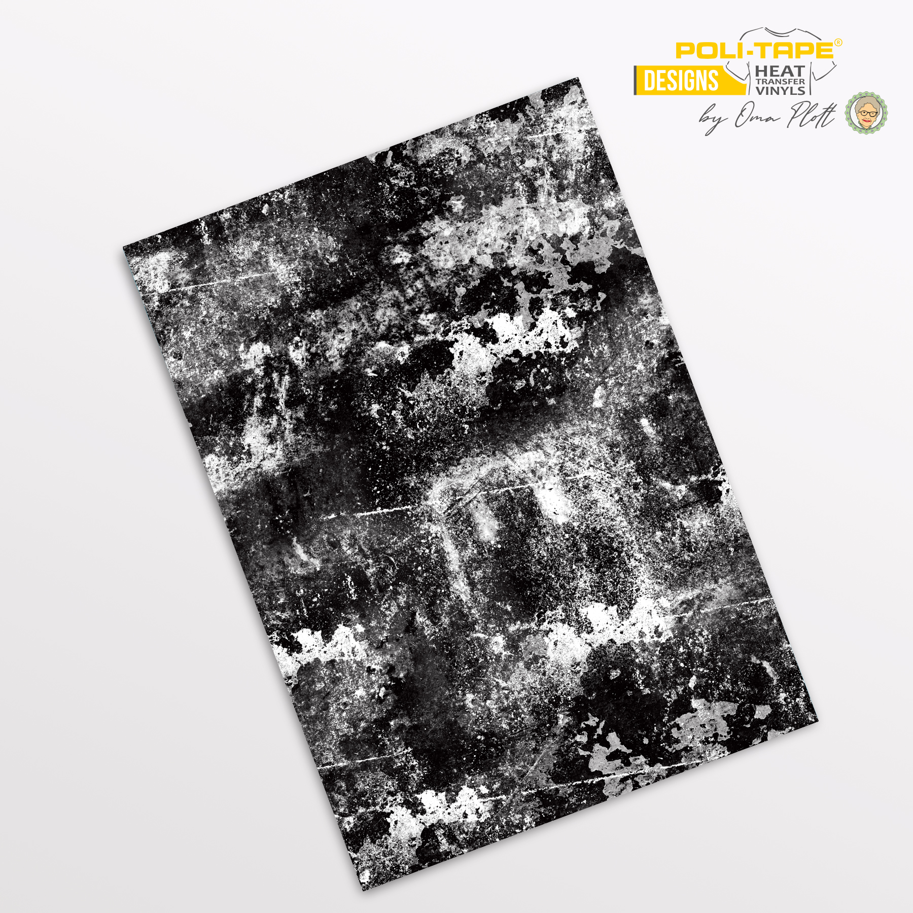 Flexfolie DIN A4 Grunge - POLI-FLEX® Designs by Oma Plott