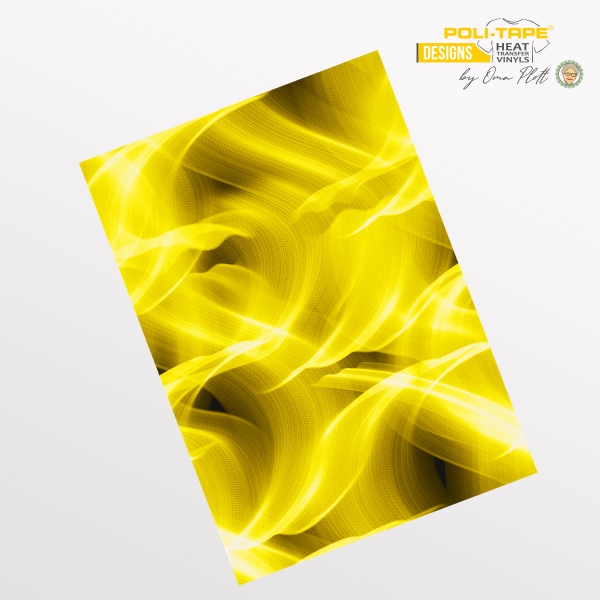 Flexfolie DIN A4 Flow Yellow - POLI-FLEX® Designs by Oma Plott