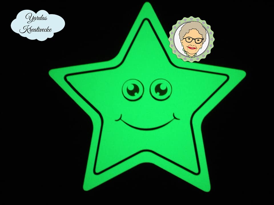 Plotterdatei Nachtstern mit Überraschungseffekt